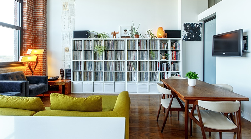 Living room into a multi-functional space